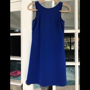 Amanda Uprichard size 2 blue fit and flare dress.